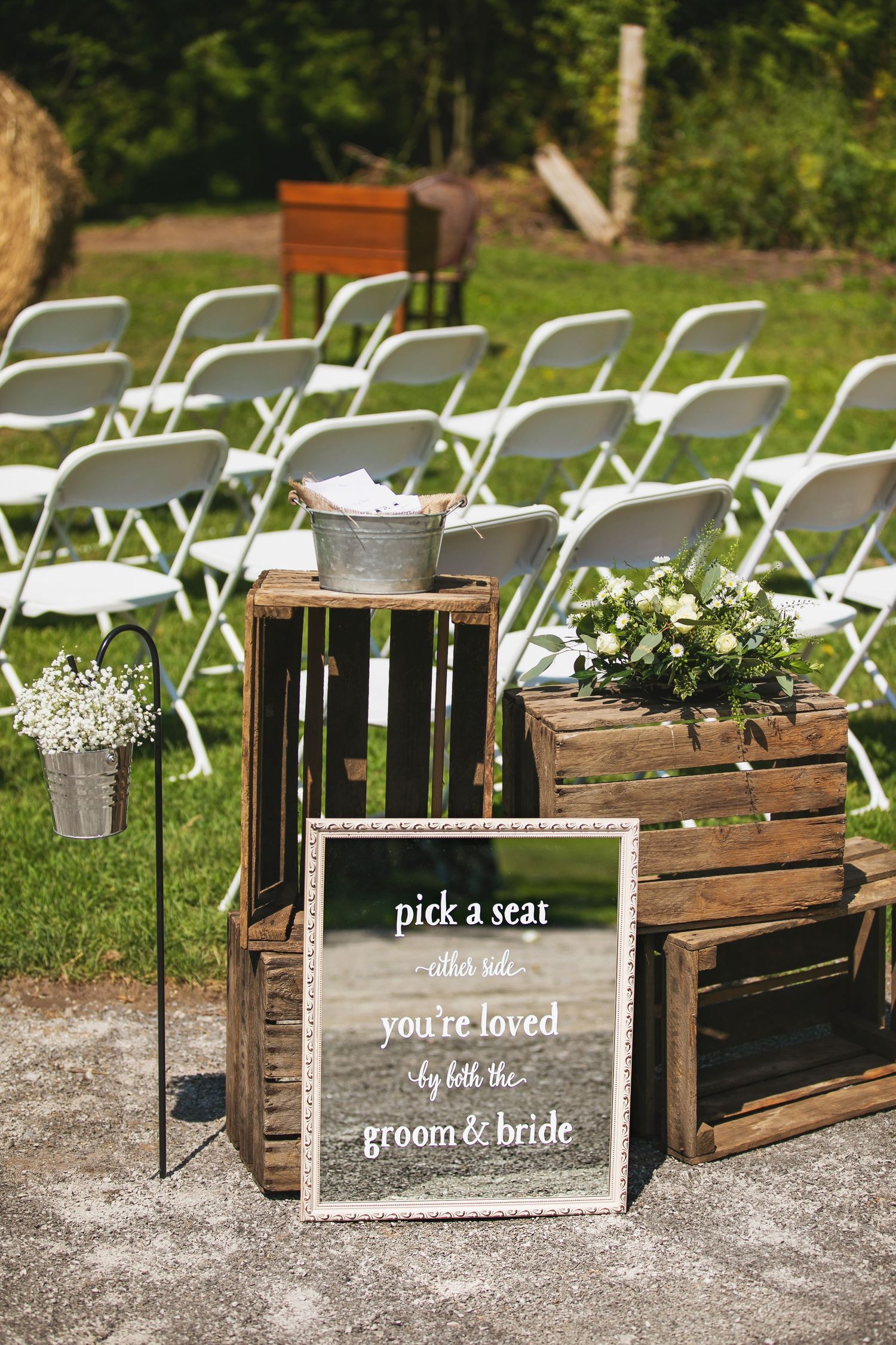 Rustic Backyard Farmhouse Wedding Photos Colborne Ontario by Shawn Van Daele