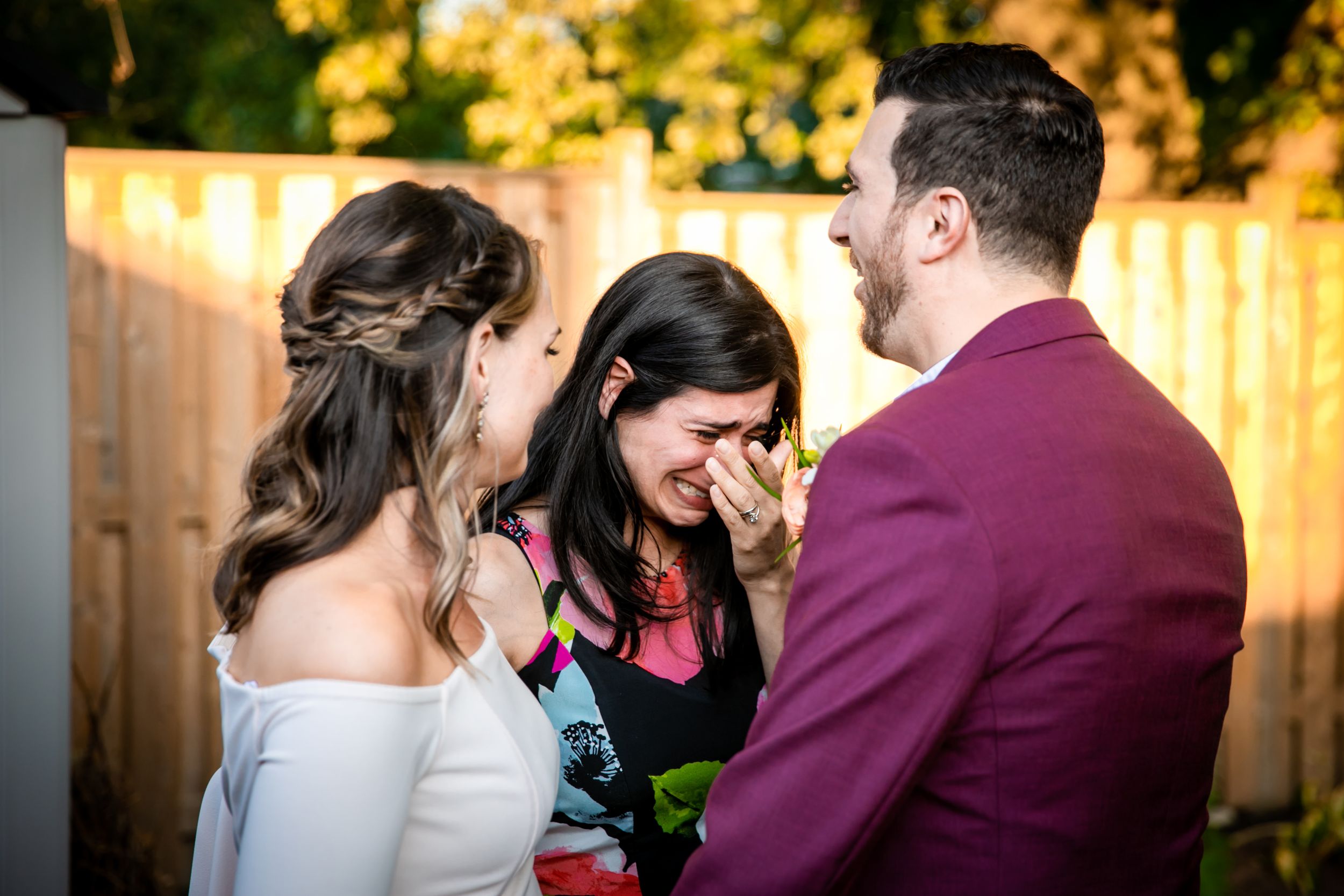 London Ontario Surprise Backyard Pop Wedding Photography by Shawn Van Daele