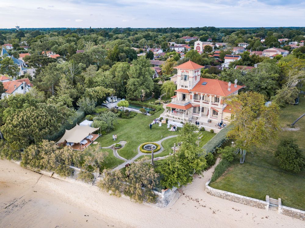 villa la tosca photo drone immobilier luxe photographie immobilière entreprise corporate photographe bassin d'arcachon