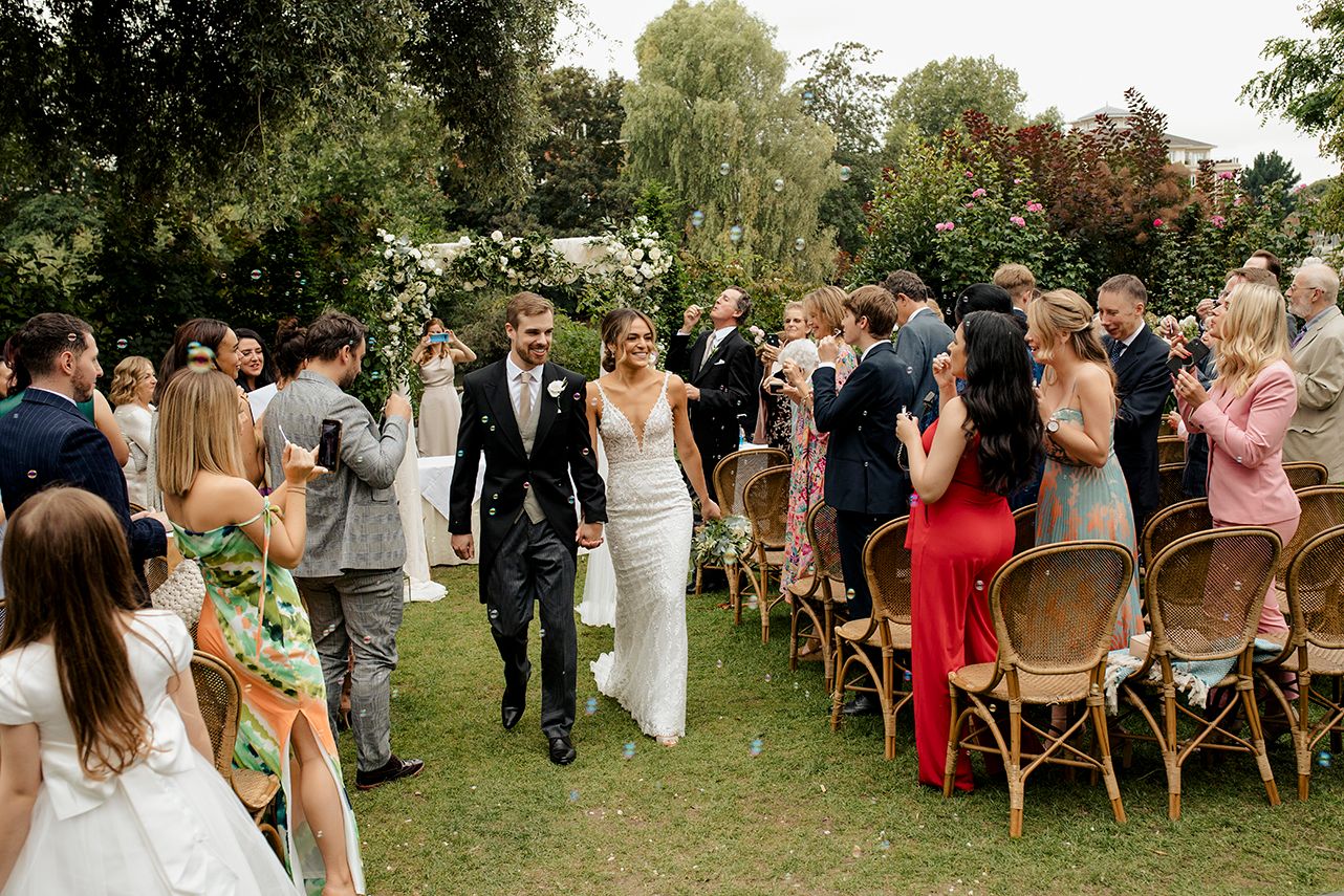 Bingham Riverhouse, Richmond outdoor wedding
