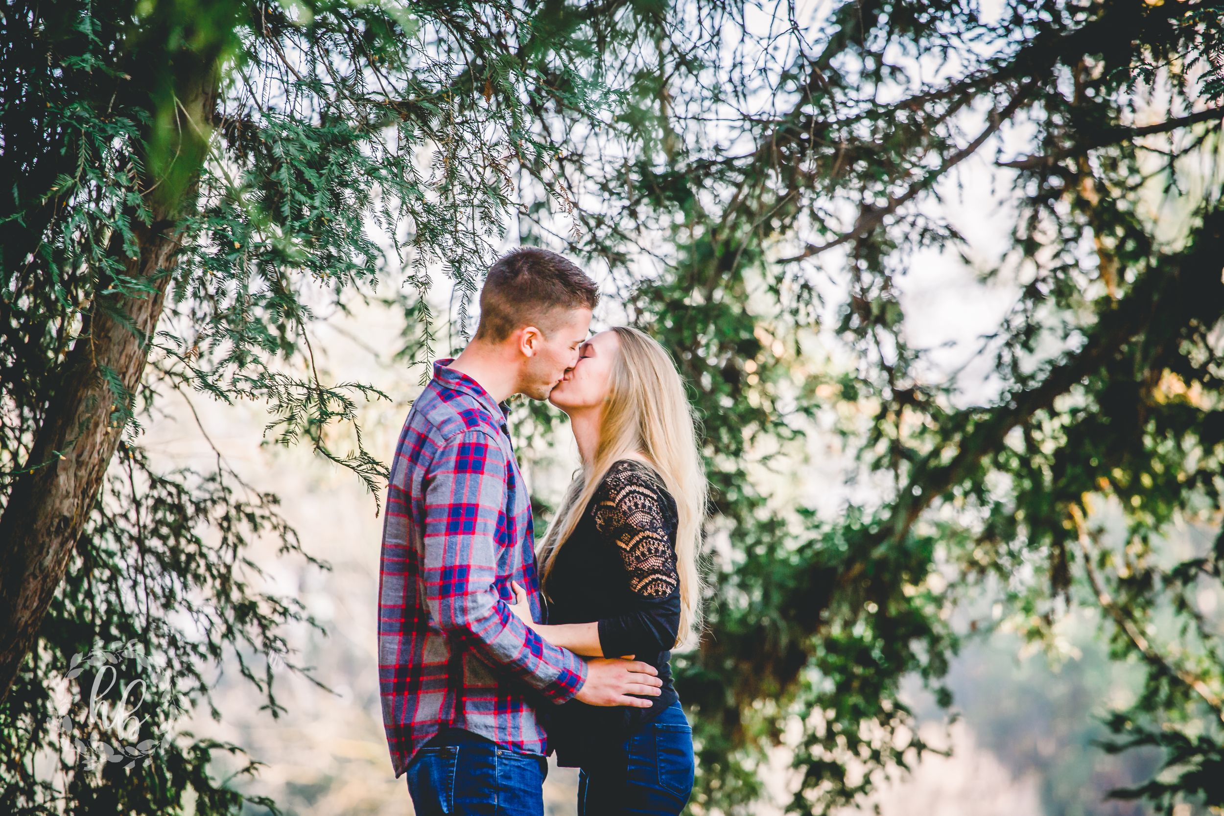 lakeside proposal engagement photos