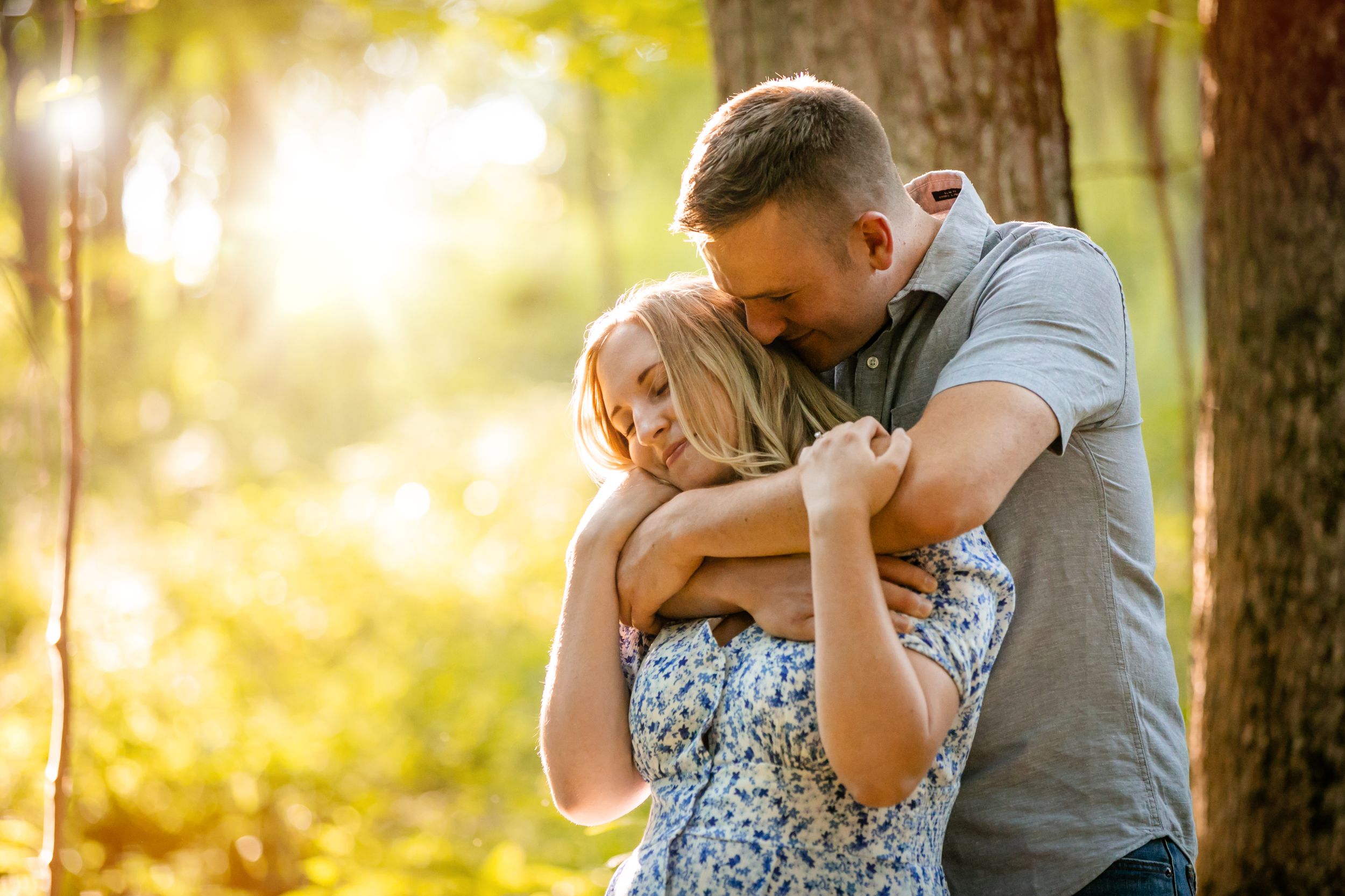 Dreamy summer engagement photos in Dundas and Ancaster Ontario by London wedding photographer Shawn Van Daele