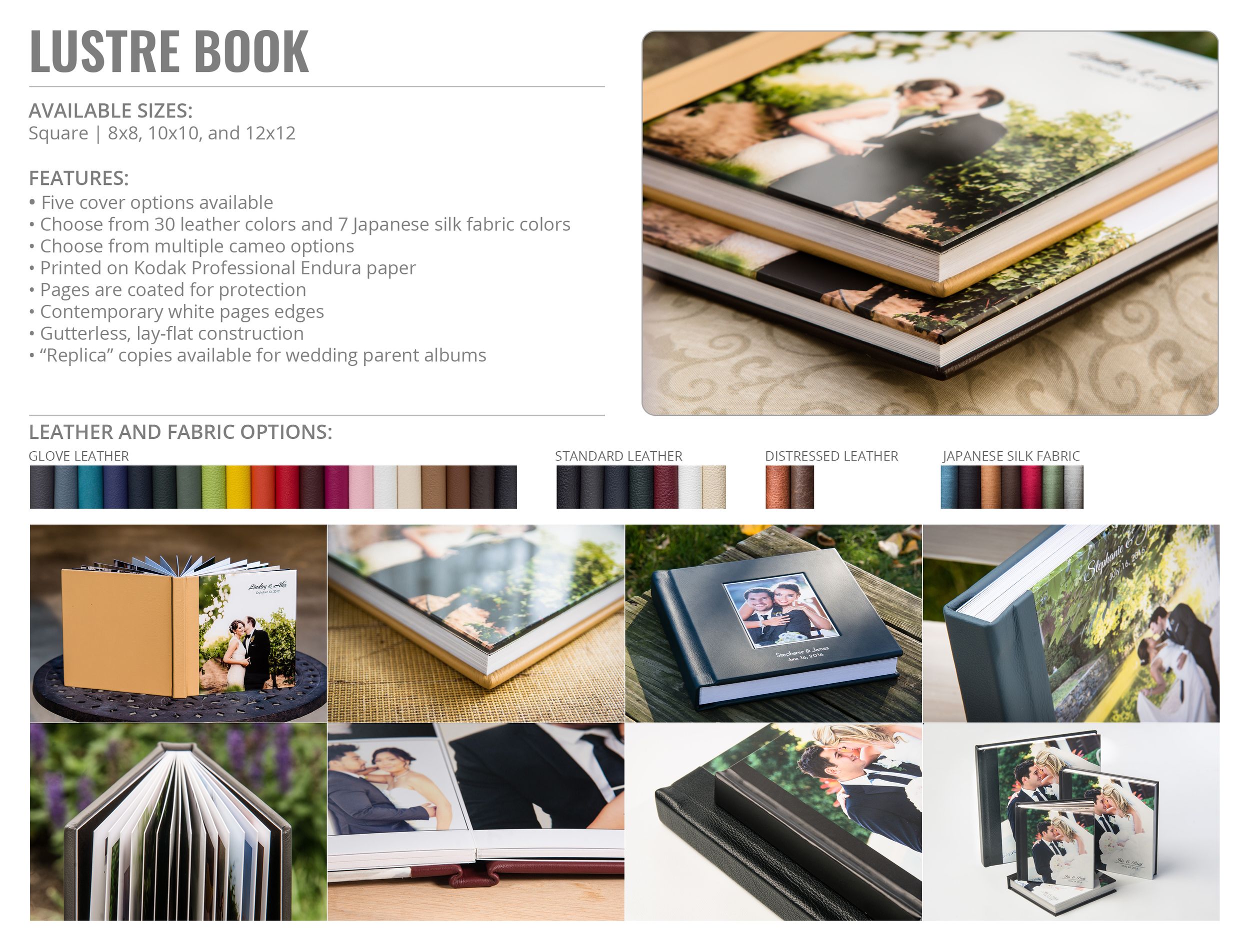 Wedding Album square 8 x 8 size
