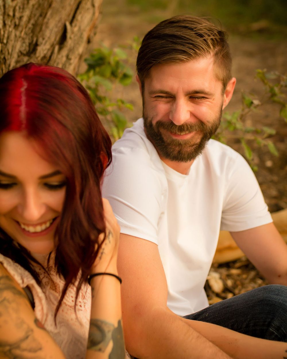 Outdoor Engagement Photos in Omaha, NE