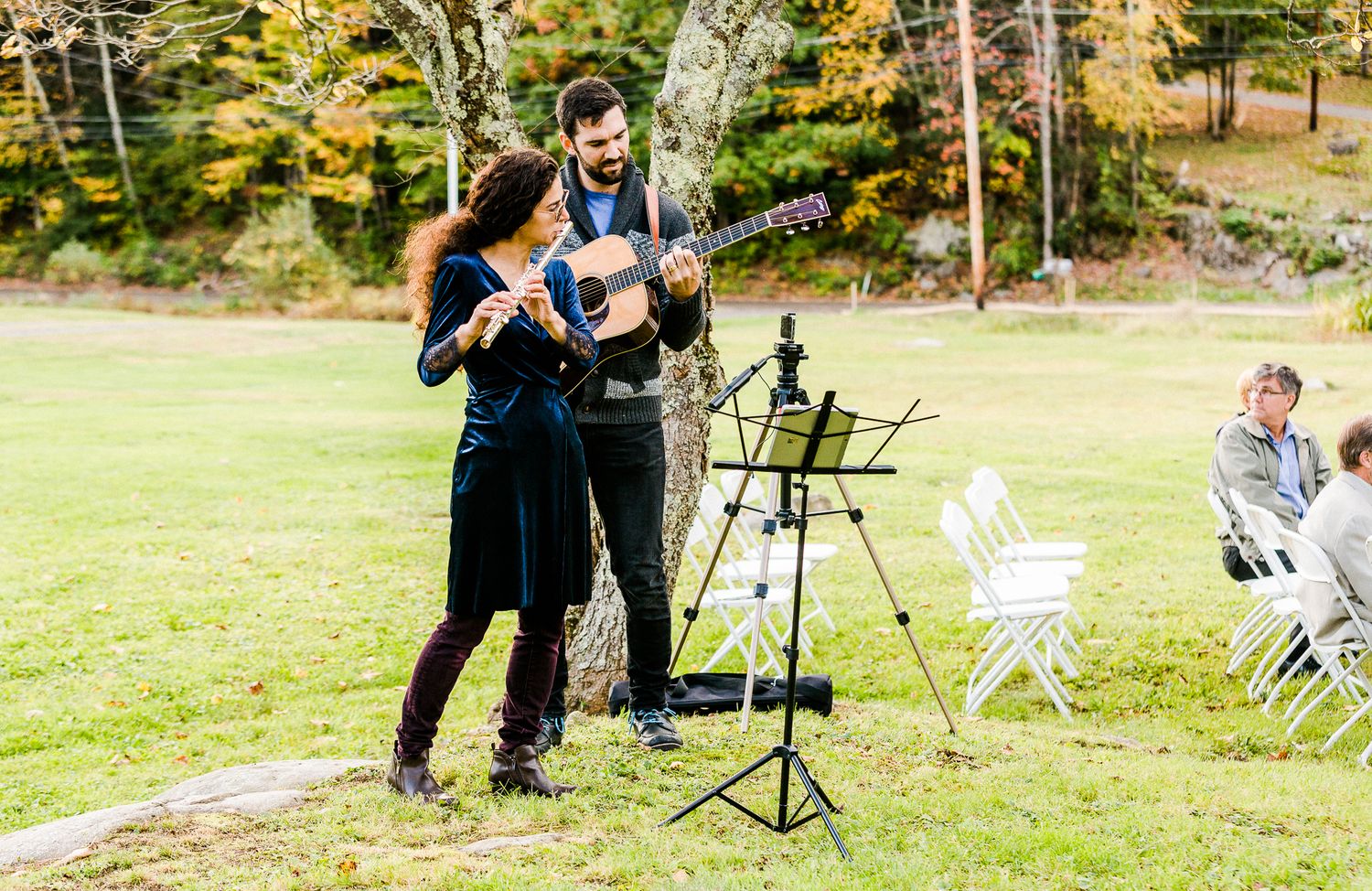 intimate wedding outdoors