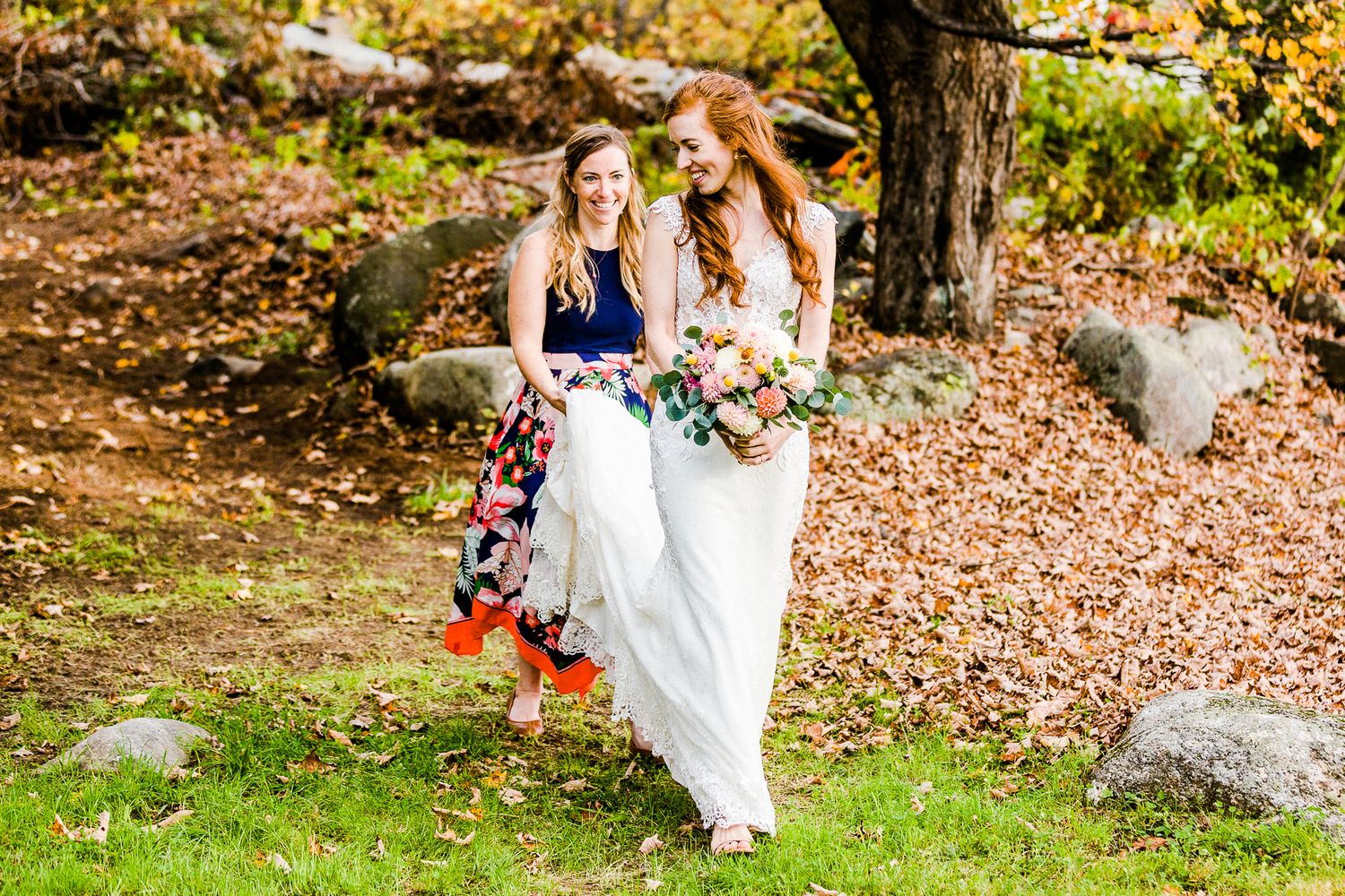 intimate wedding outdoors