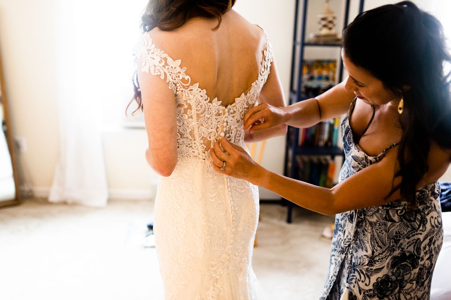 bride getting ready