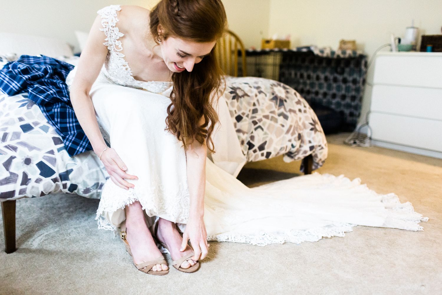 bride getting ready