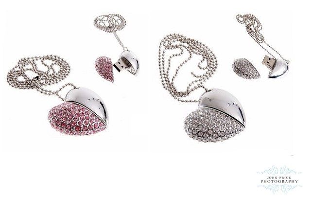 Love heart USB wedding USB