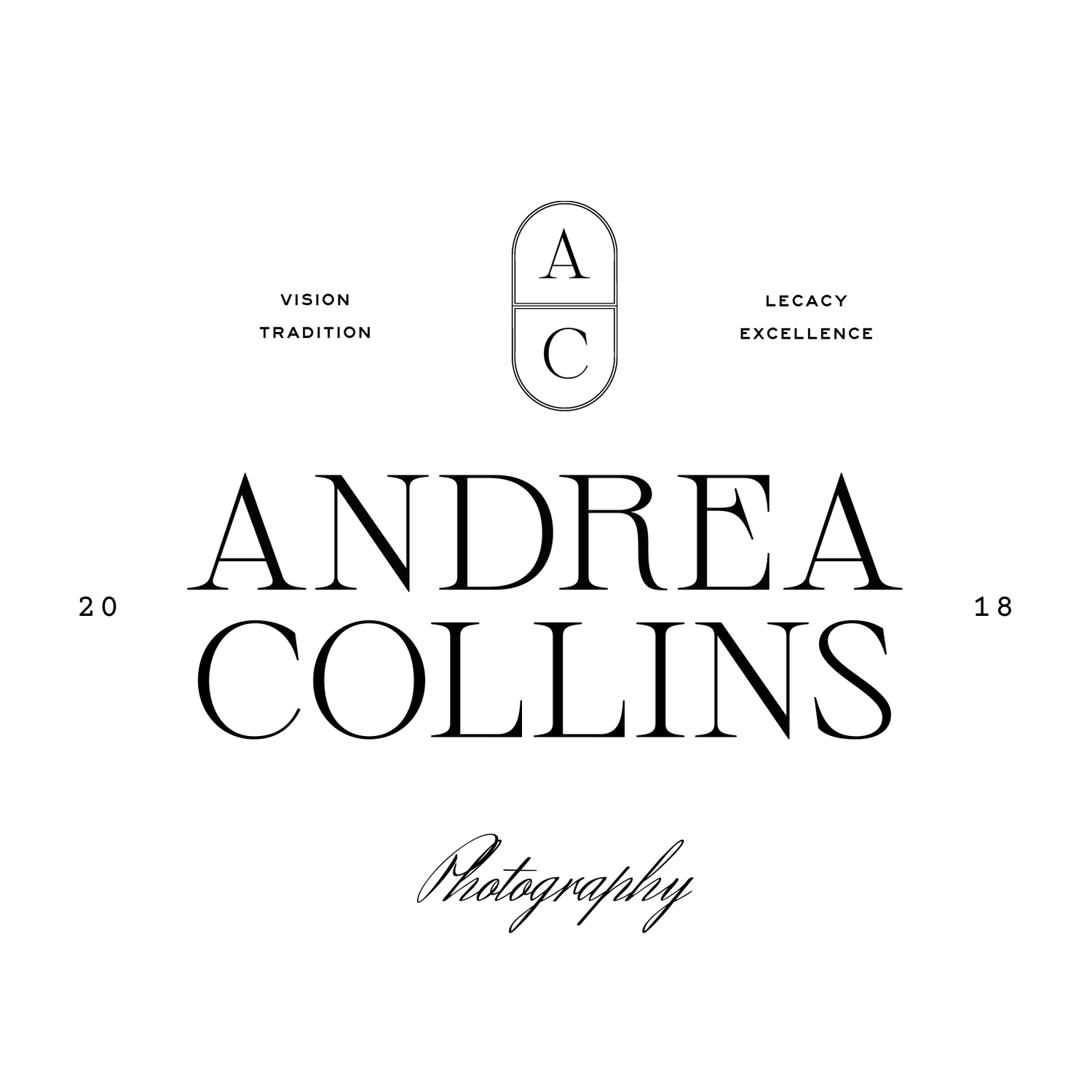 Simple black text logo design on dark background with minimalist aesthetic.