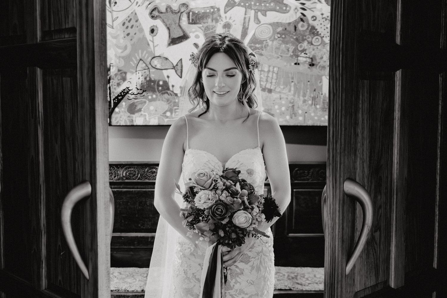 The bride on her wedding bridal shoot with Apertured Media Auckland Wedding Photographer.