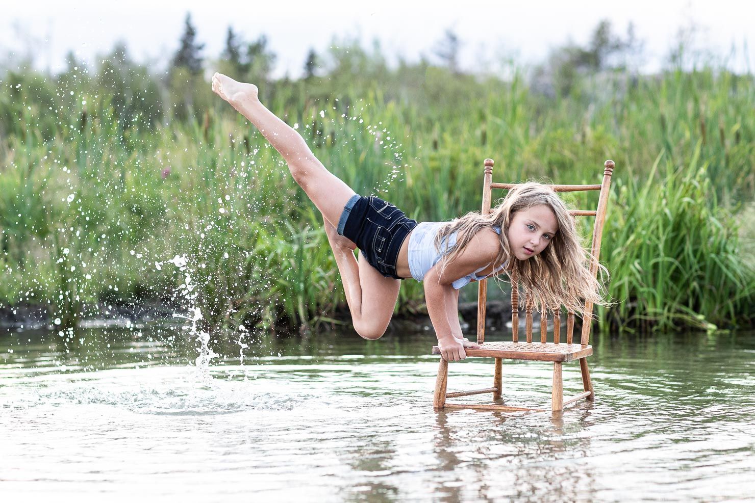 Dancing in the Water, Chair Dance, Dancer, Dance Pose, Dance by aKaiserPhoto, Dance Photographer