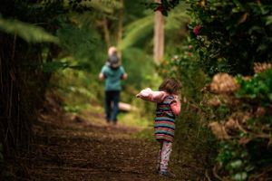 Family of three at Doongalla by Melbourne family photographer Kate Cashin.