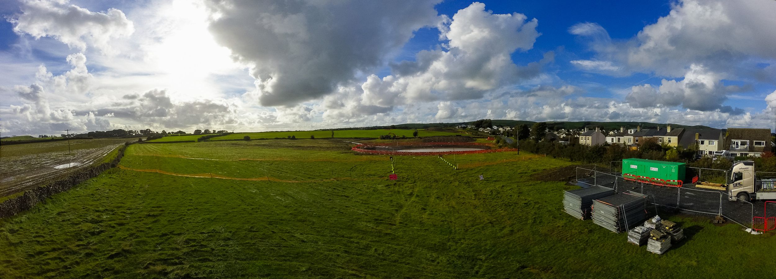 time lapse camera 220º view north west cross a moor lakedistrict