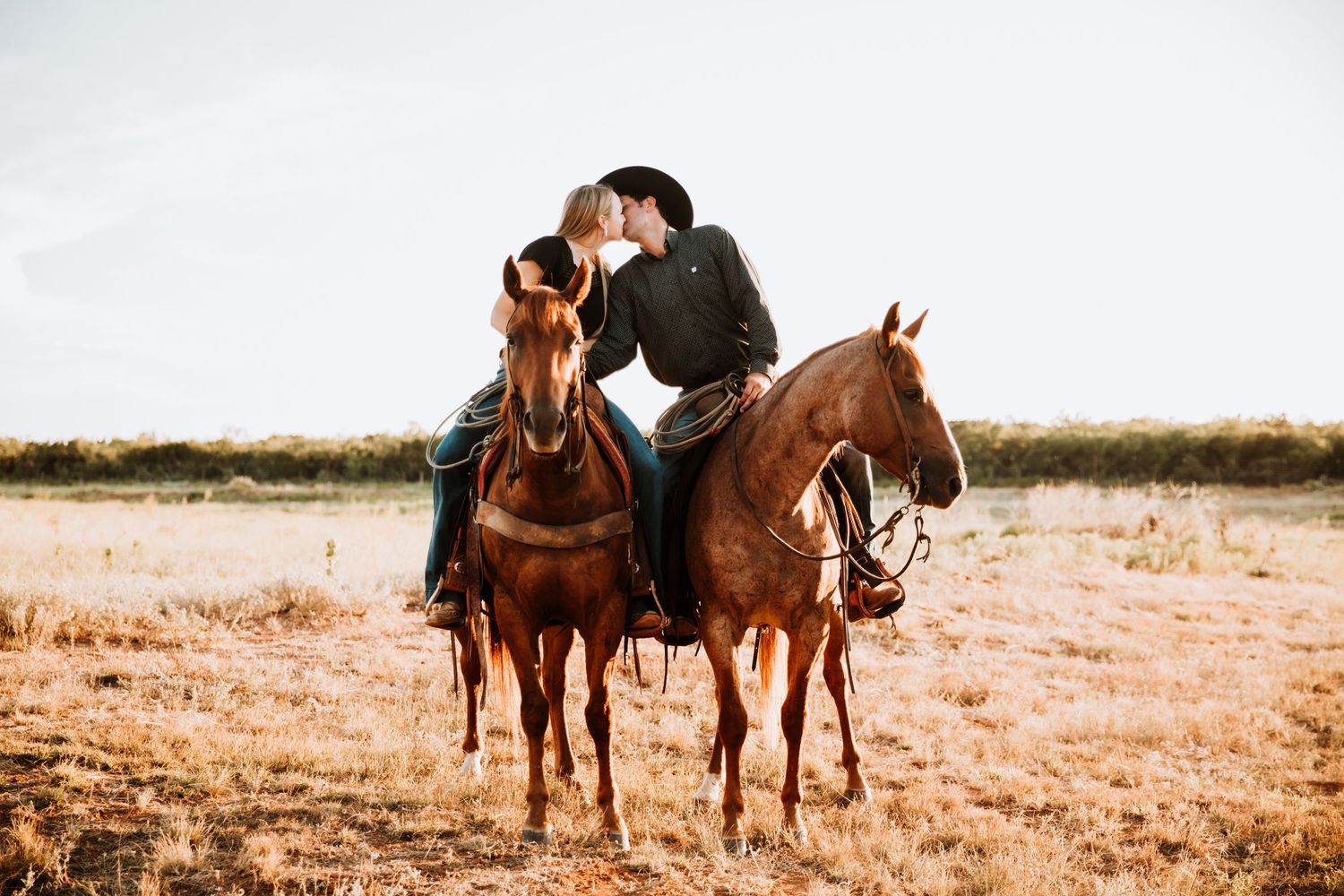 Engagement Session in Sweetwater, Texas by Carli Layton Photography, a Texas Wedding Photographer.