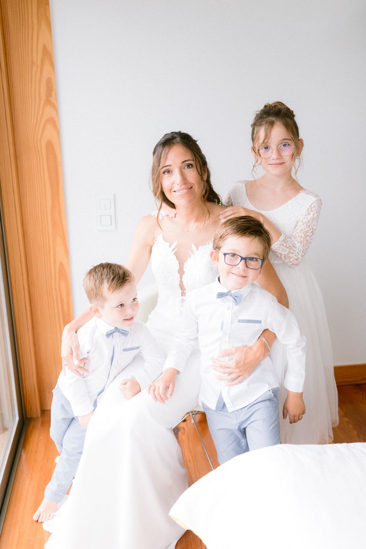 preparação da noiva casamento em Moledo