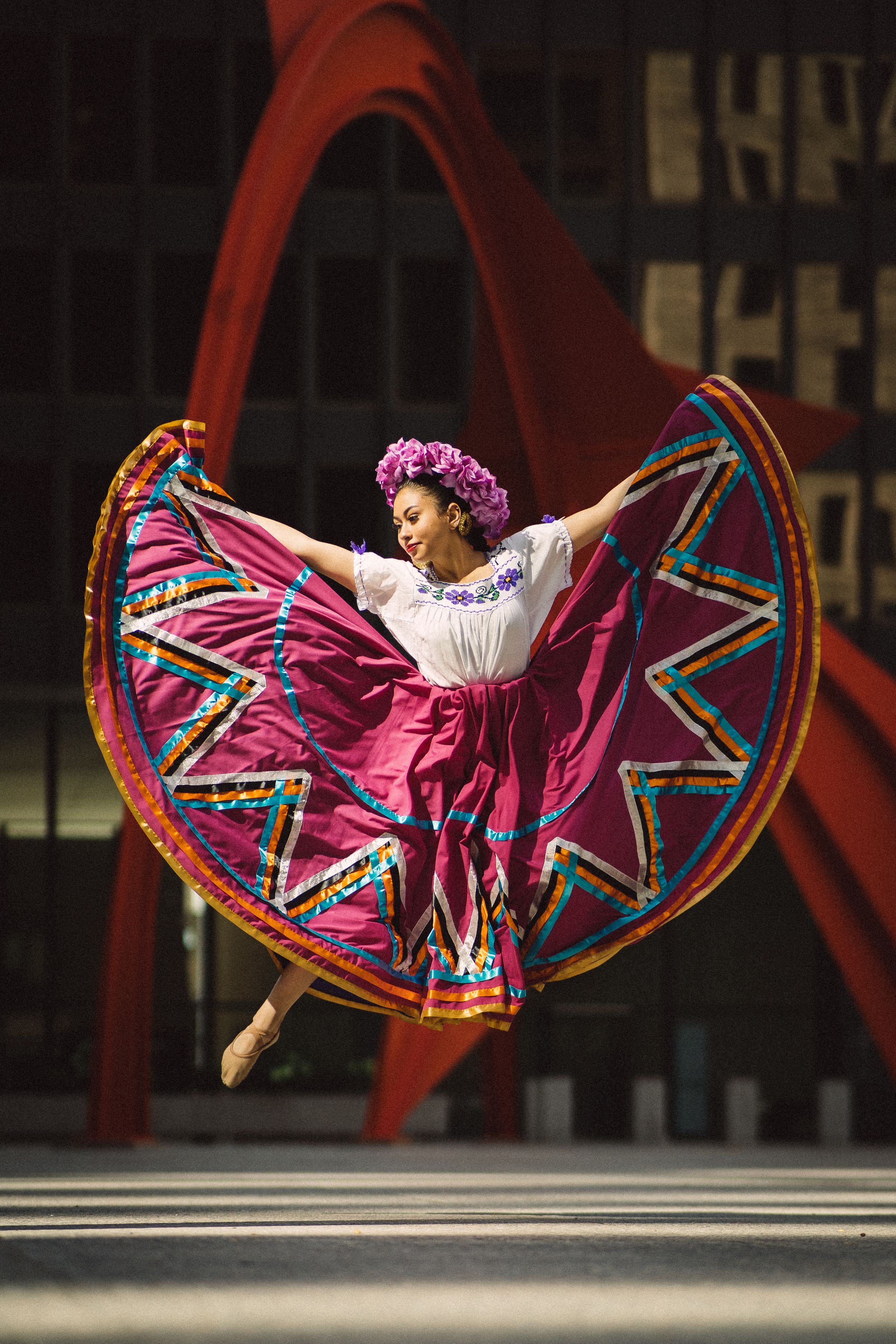 Chicago Mexican Folk Dance Photography Flamingo