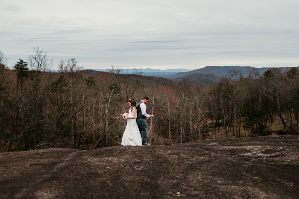 Stone Mountain State Park, NC wedding photographer, NC elopement photographer, Boho wedding, outdoor wedding, mountain