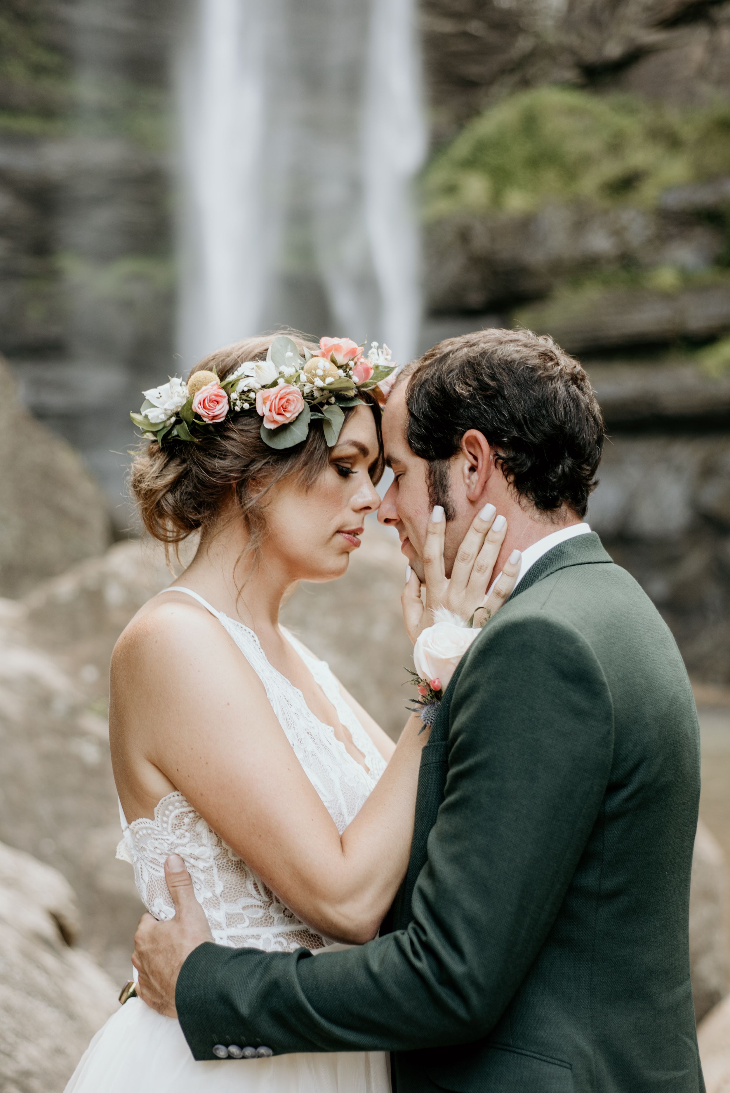 Adventure Elopement Photographer Taccoa Falls Georgia