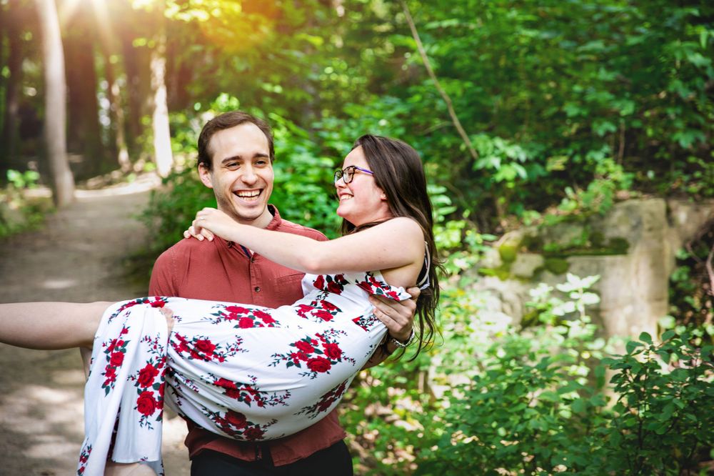 Sherman Falls Heritage Trail Ancaster Ontario Engagement Photos Shawn Van Daele