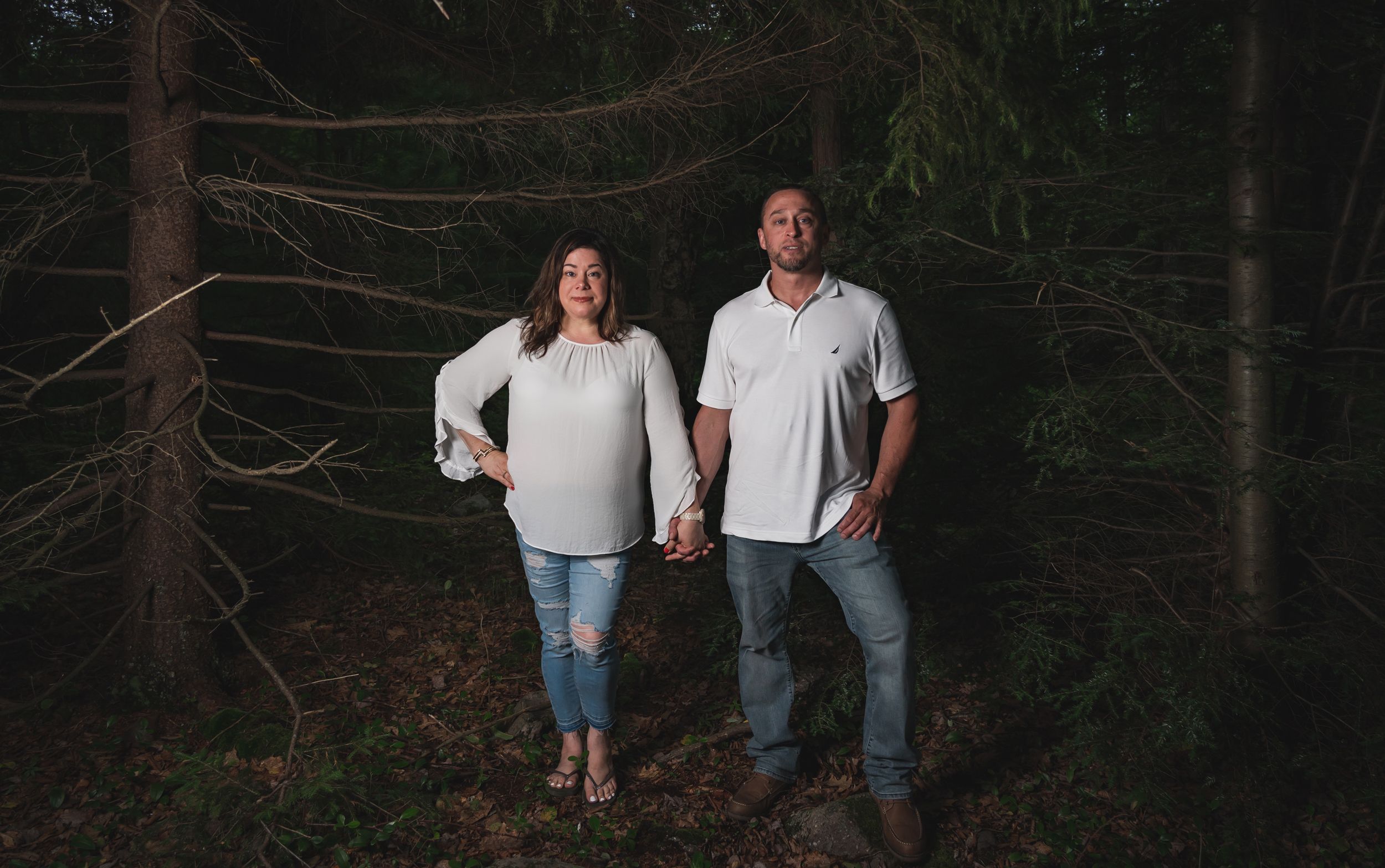 Preston Christman Photography Engaged Couple at Hickory Run State Park Poconos Wedding