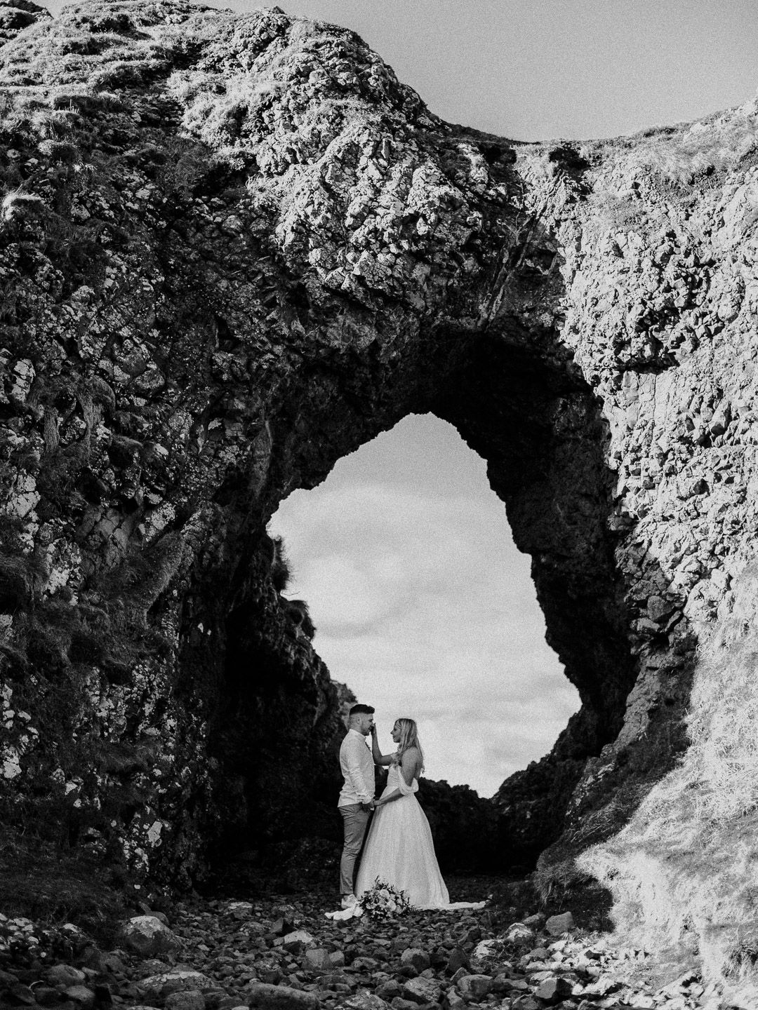 Elopement at Ballintoy Harbour on Northern Ireland's Causeway Coast