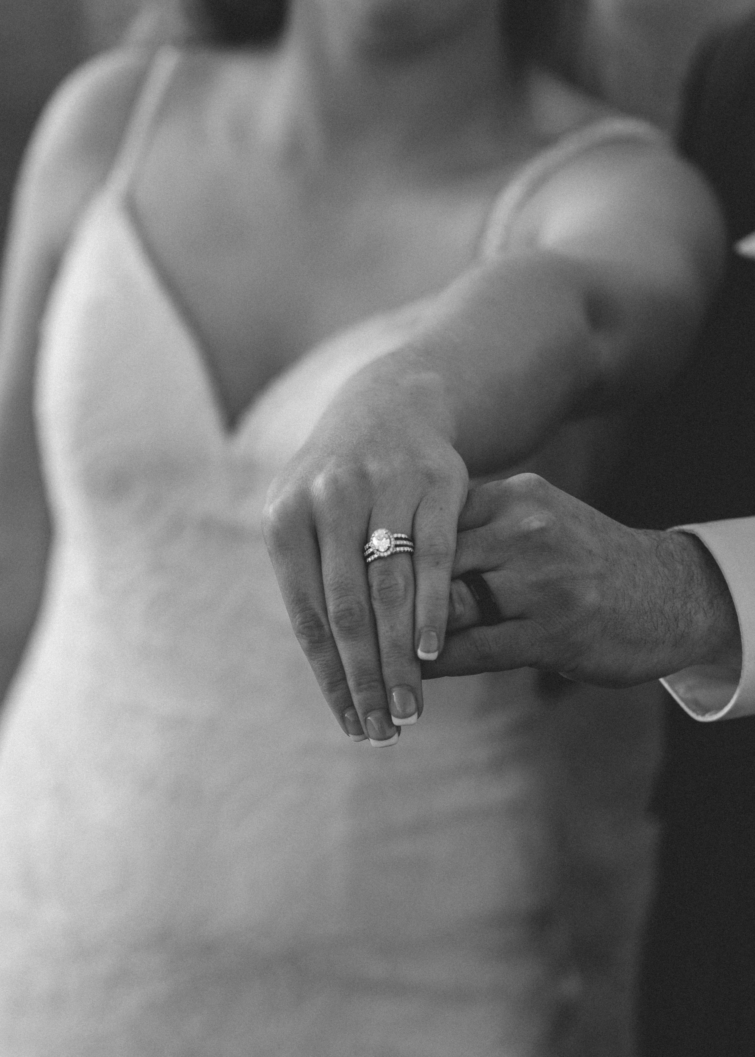 Bride and groom's elegant bridal portraits at London Bridge Resort, capturing the beauty of their love.