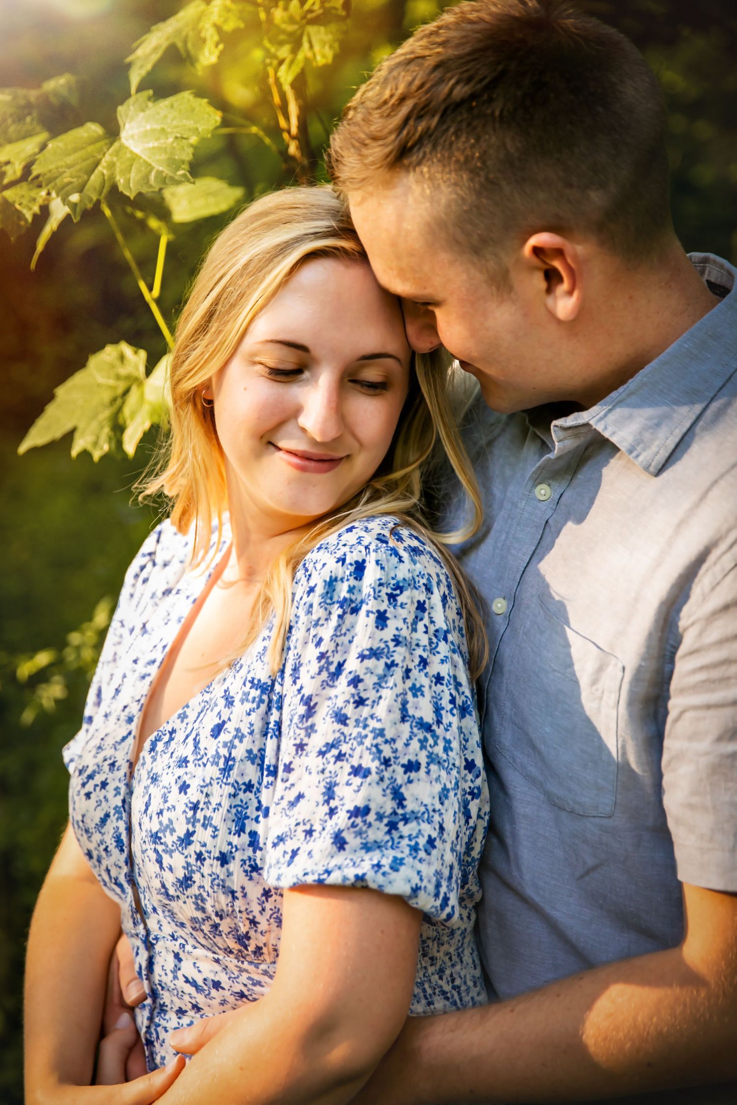 Dreamy summer engagement photos in Dundas and Ancaster Ontario by London wedding photographer Shawn Van Daele