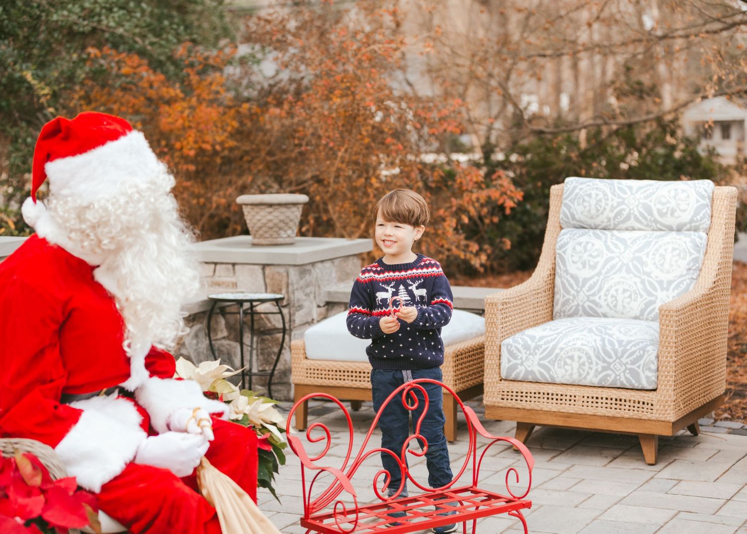 Richmond Virginia family portrait photographer Emily Butz M.photo mphoto m.photo Santa Children's portrait