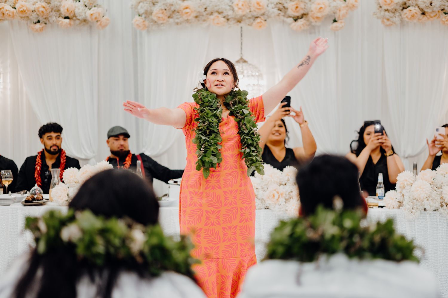 Samoan Wedding Dance Presentation in Rydges Formosa shot by Apertured Media Auckland Wedding Photographer