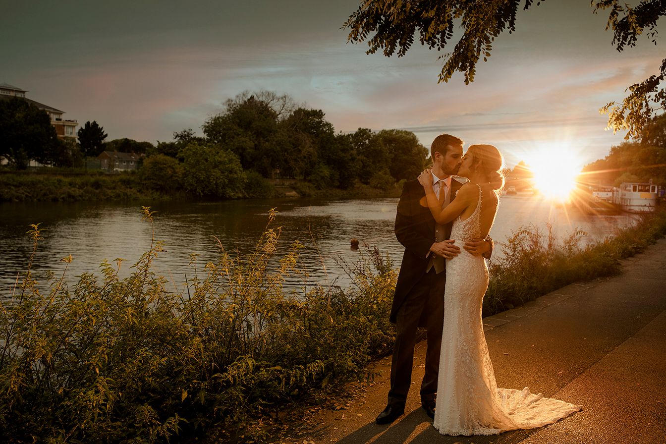 dream London wedding venues, Richmond river, Bingham Riverhouse wedding