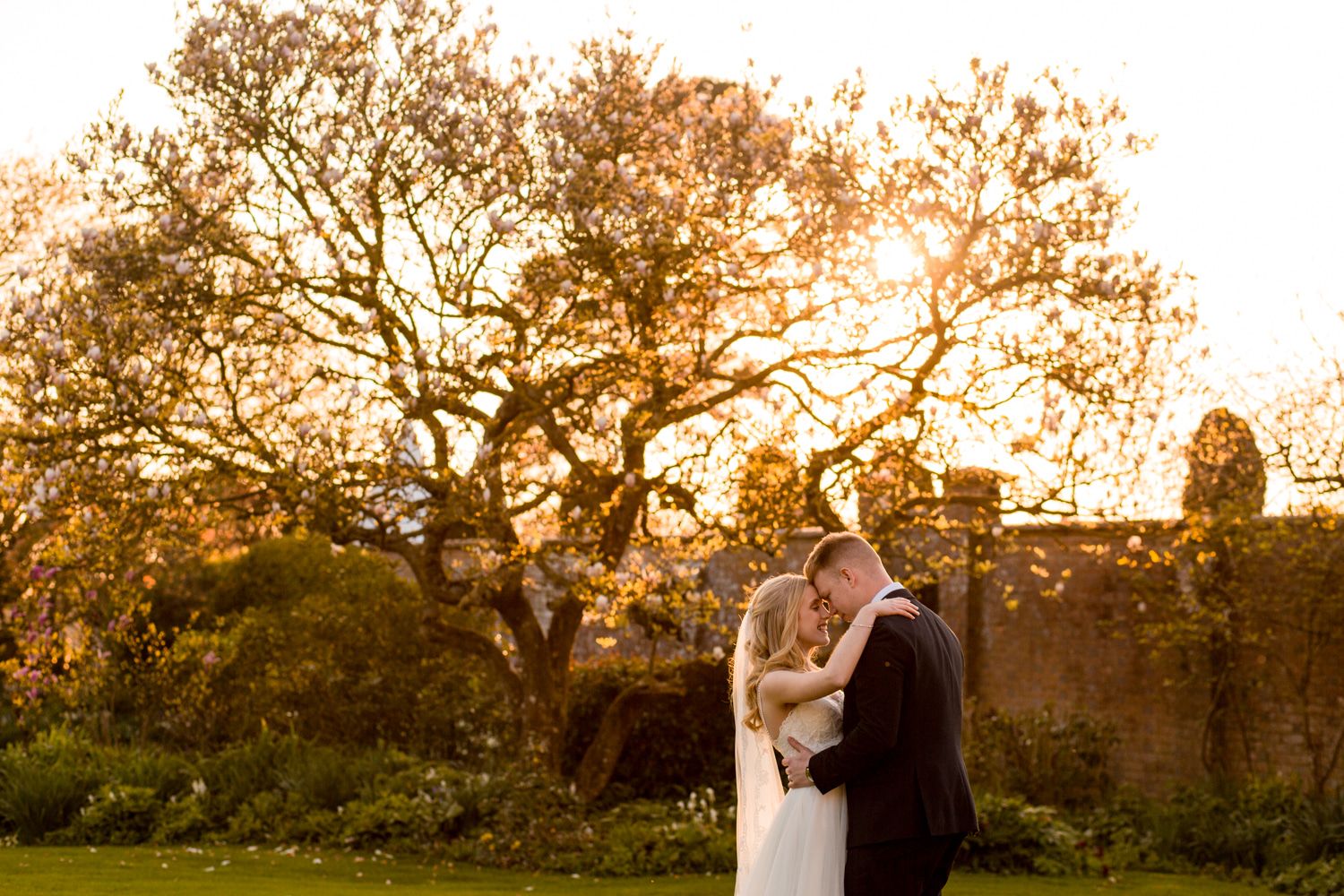 Golden Hour at Parley Manor, Dorset Wedding Photographer