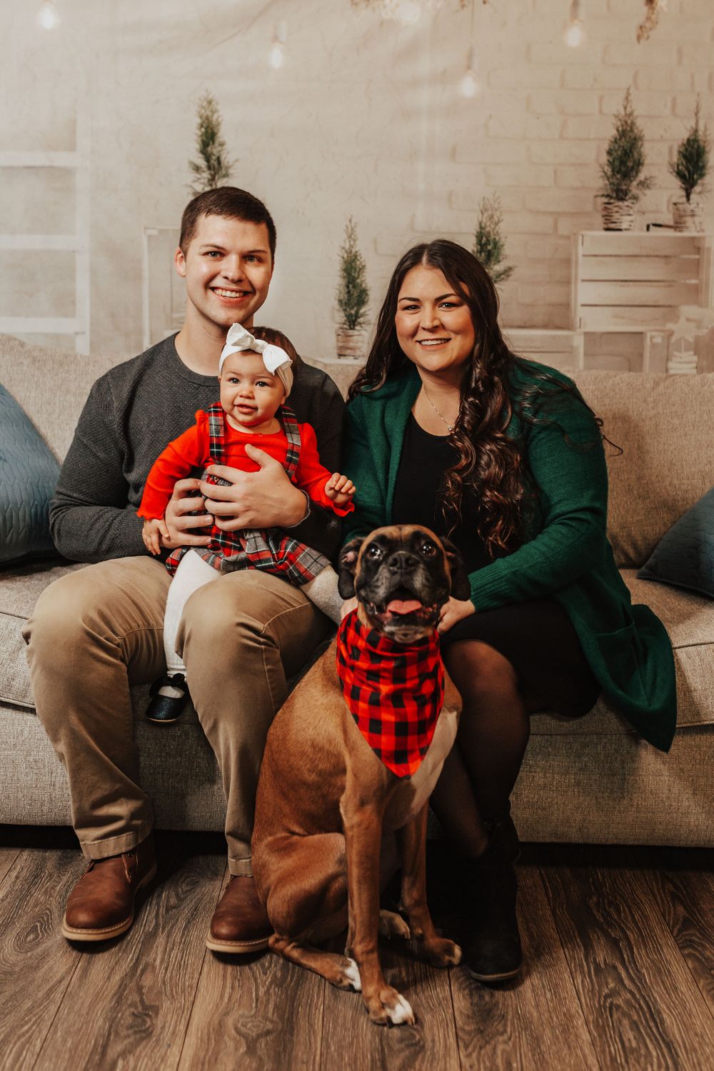 family Christmas Holiday photography buffalo bound and branch