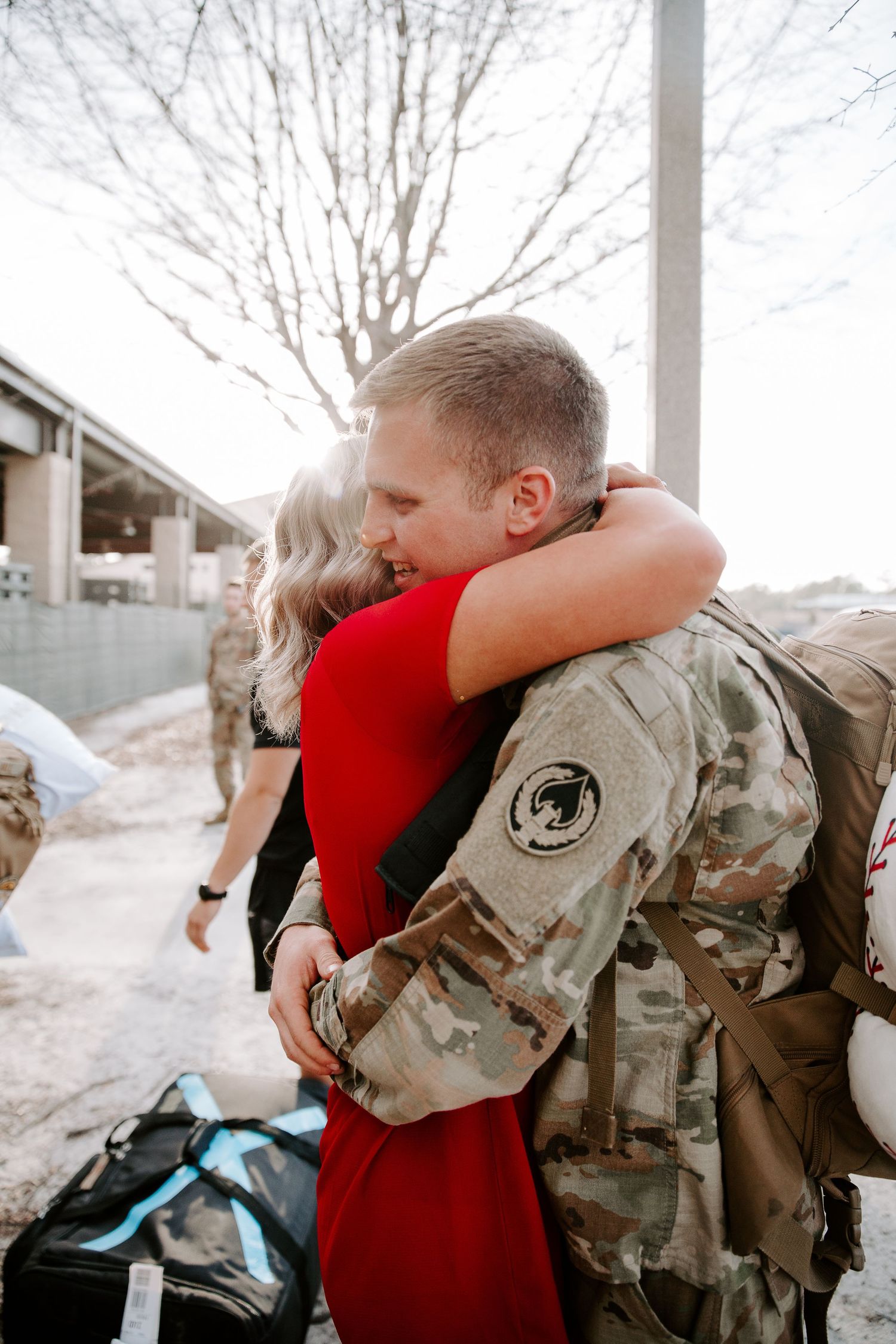 couple hugging each other