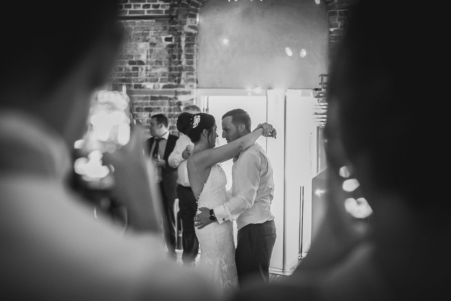 Bride and Groom take their first dance together