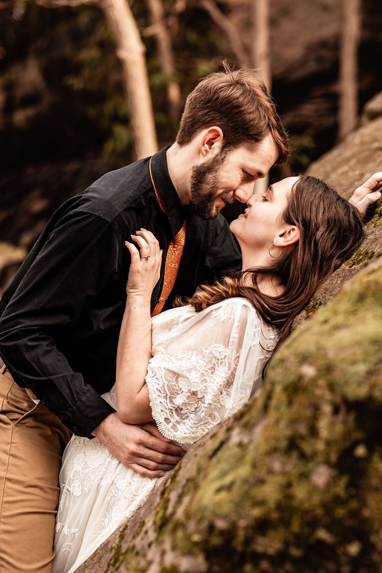 WV engagement session at Coopers Rock State Park