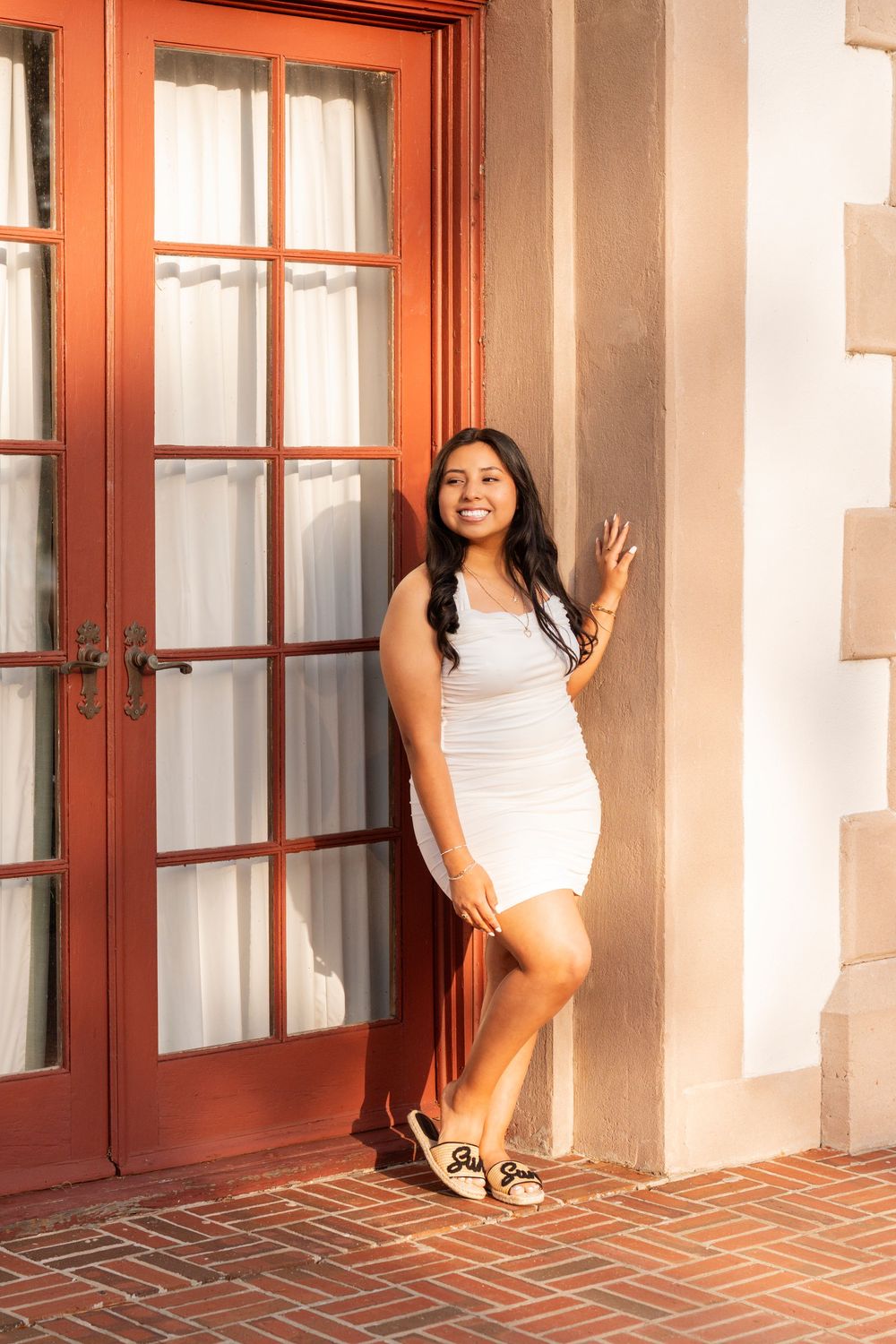 High school senior session with fun, elegance, and family ties.