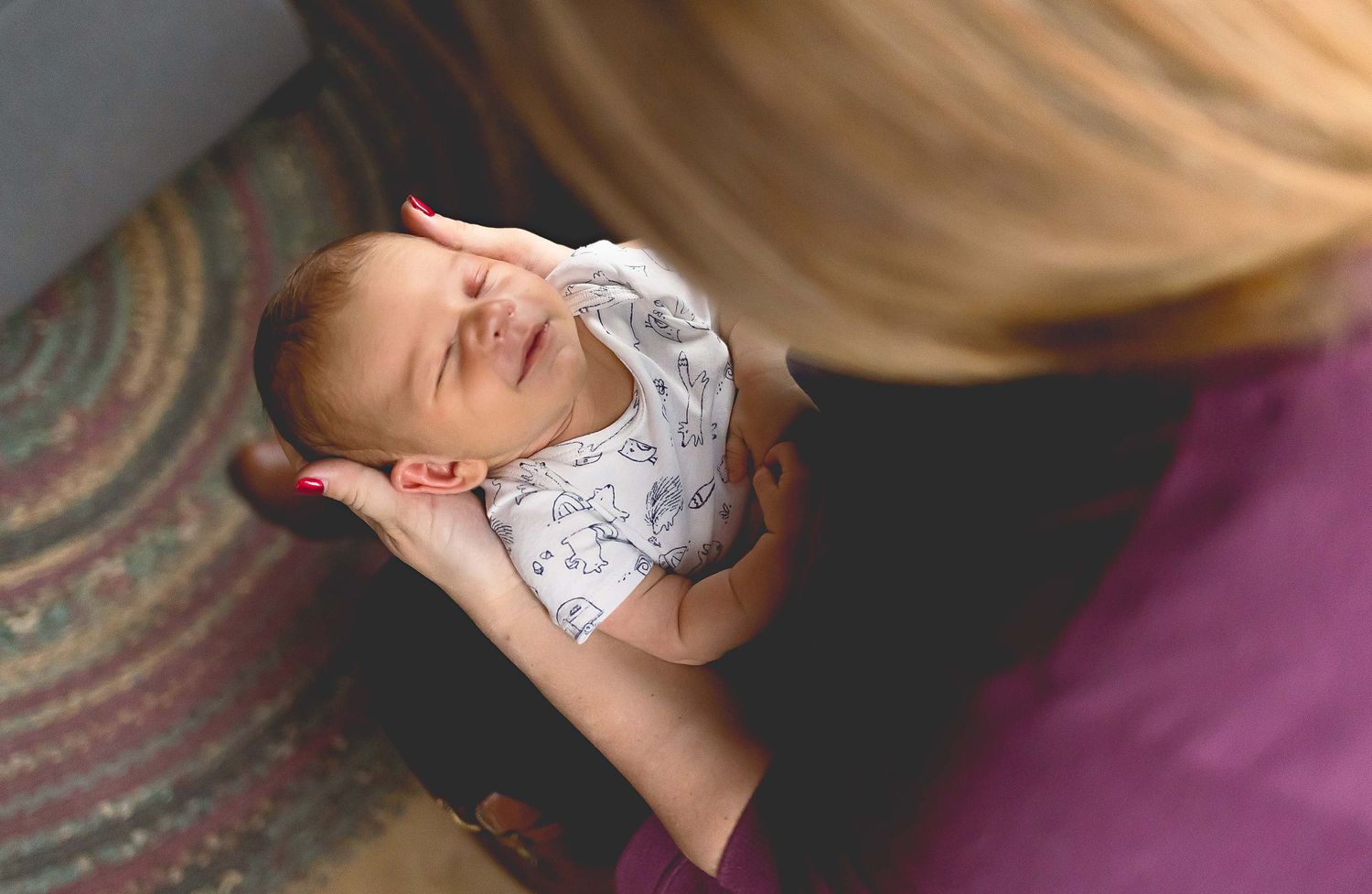 In Home newborn photoshoot Waukesha, WI