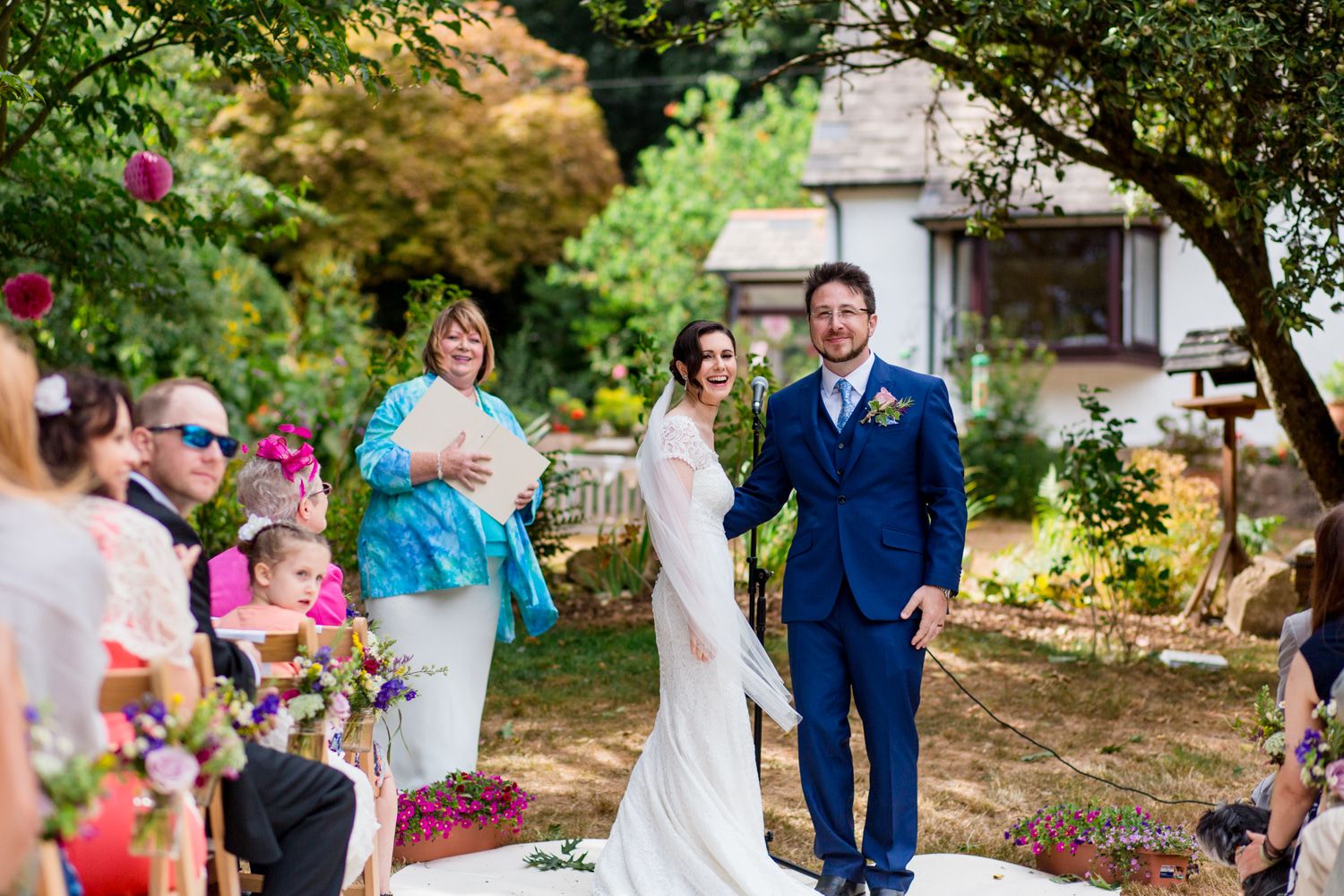 Garden Wedding ceremony New Forest