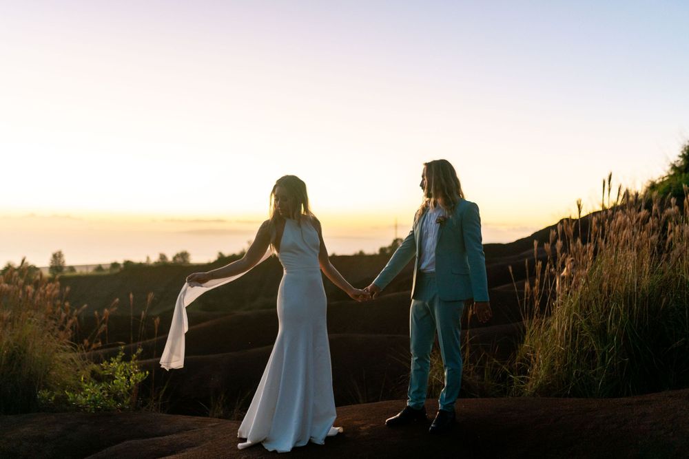 kauai hawaii elopement destination wedding photographer oahu maui beach bride groom