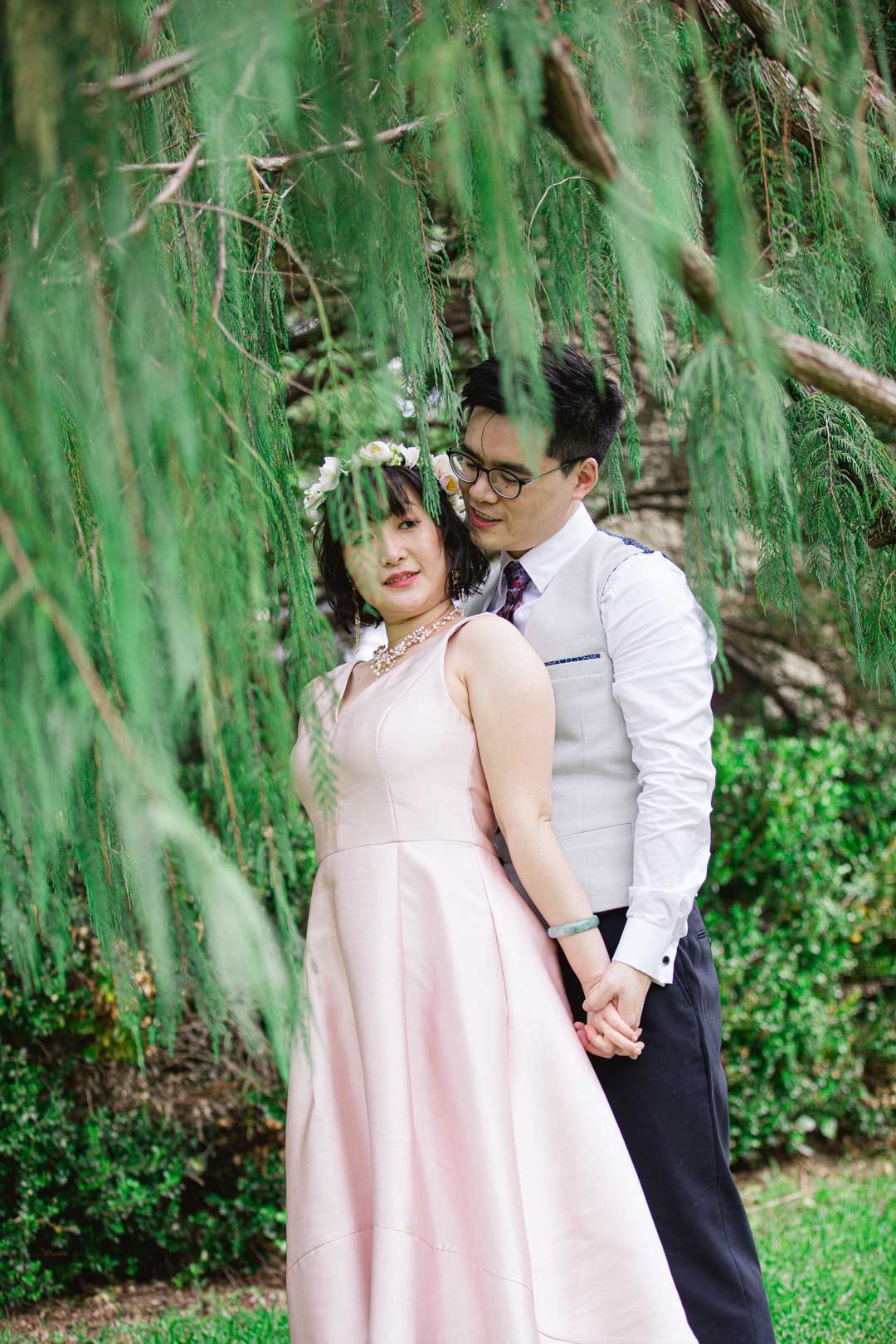 asian couple engagement photography