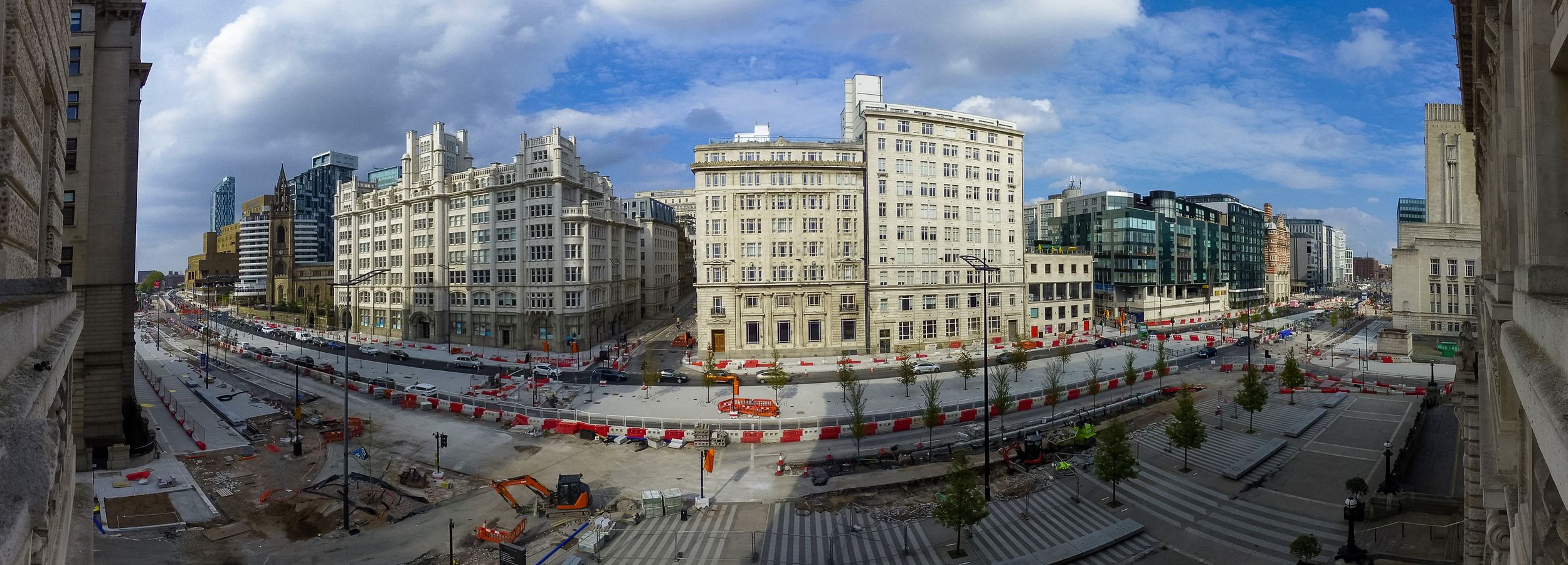 time lapse camera 220º view, The Strand, Liverpool