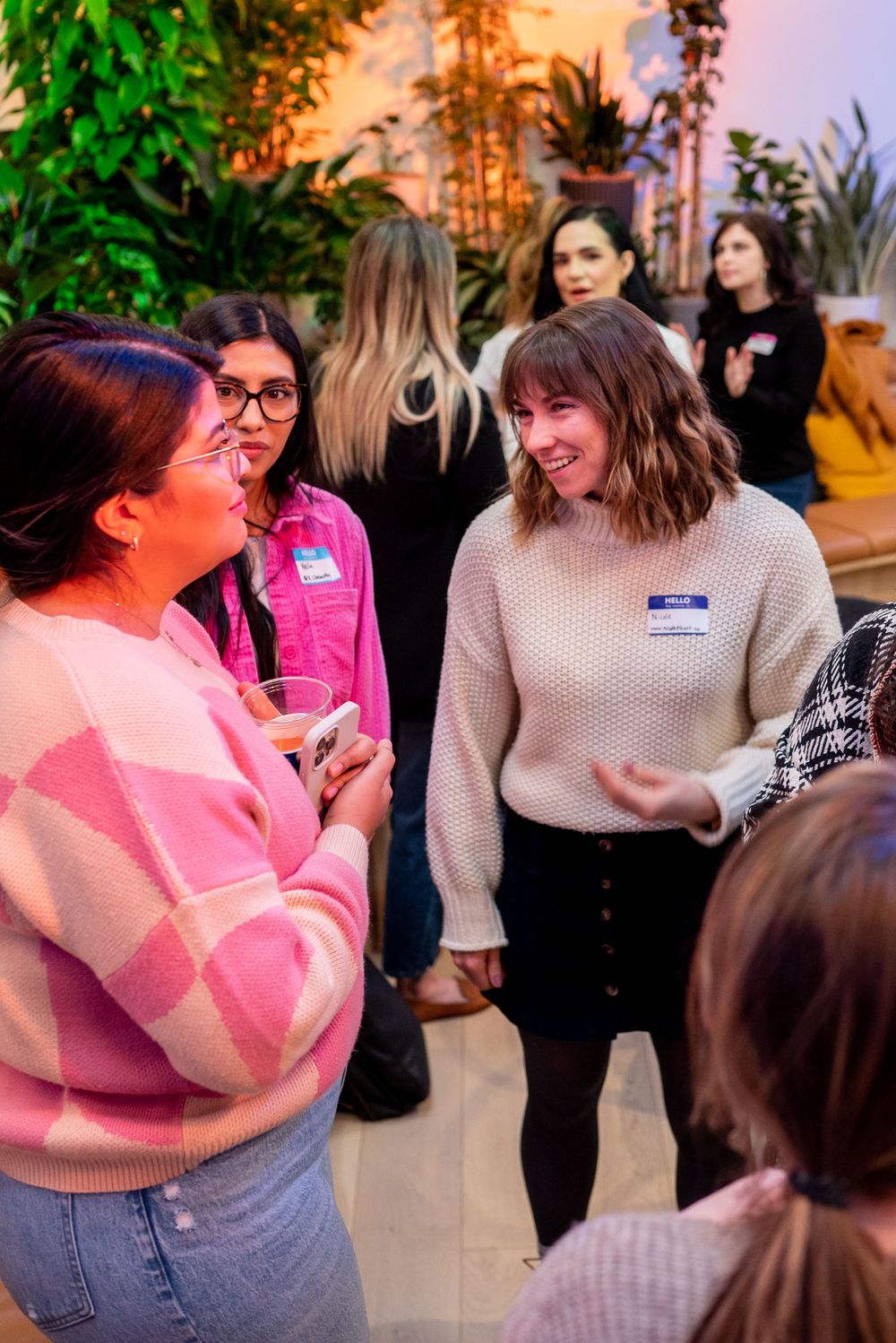 Women in business collaborating