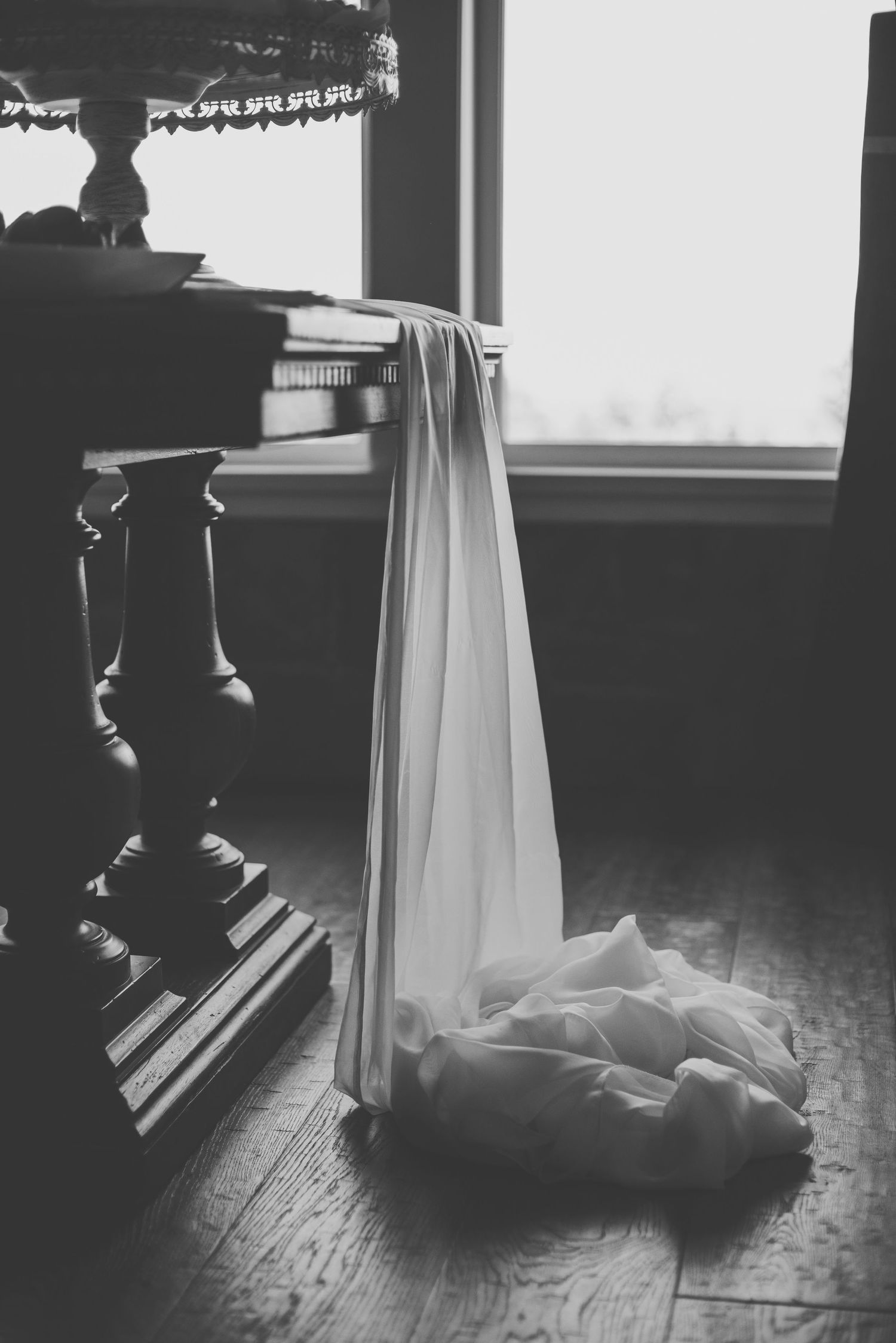 Elegance wedding photography. Andrea Collins Photography. Wedding Reception Details in Black and White.