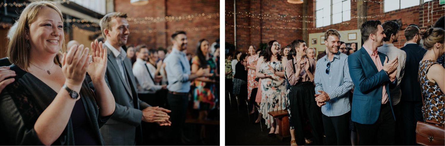 candid melbourne wedding photography mountain goat brewery gamer couple