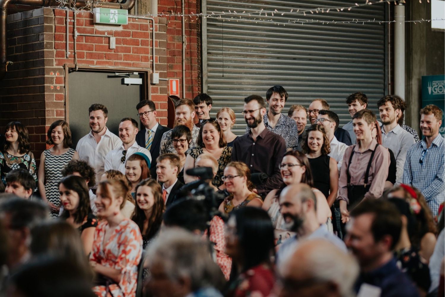 candid melbourne wedding photography mountain goat brewery gamer couple