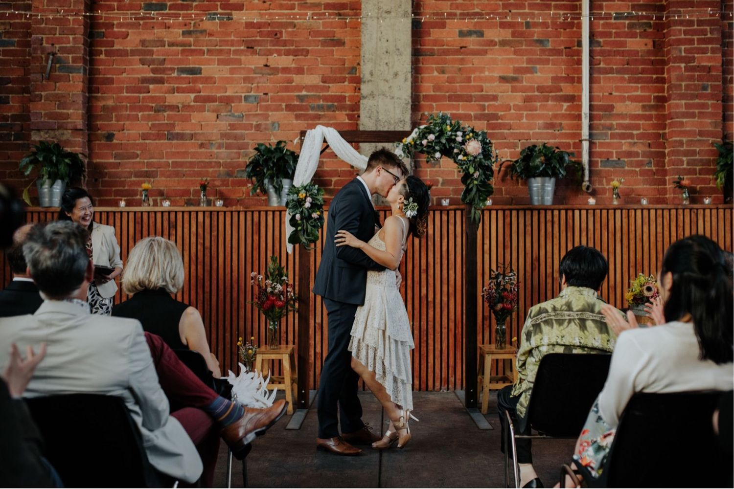 candid melbourne wedding photography mountain goat brewery gamer couple