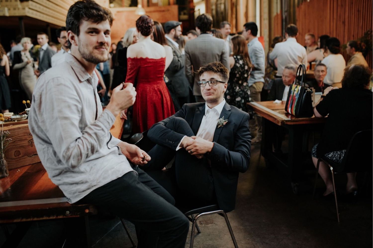 candid melbourne wedding photography mountain goat brewery gamer couple