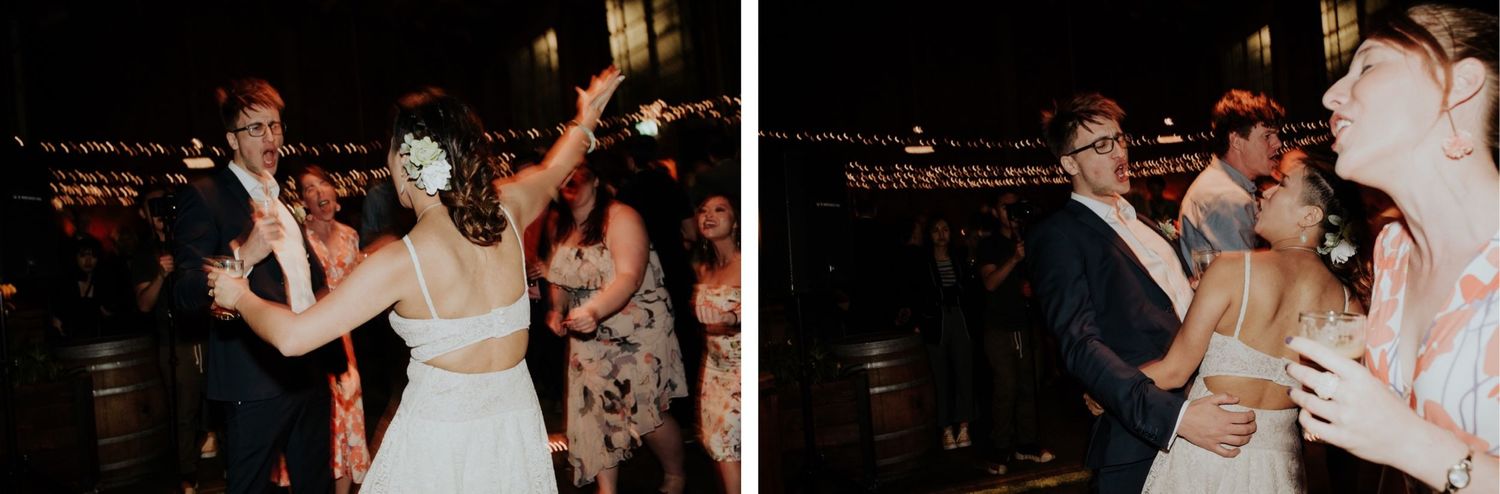 candid melbourne wedding photography mountain goat brewery gamer couple