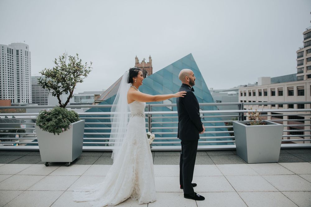 rebecca skidgle photography northen california napa wedding photographer first look bride groom san francisco romantic